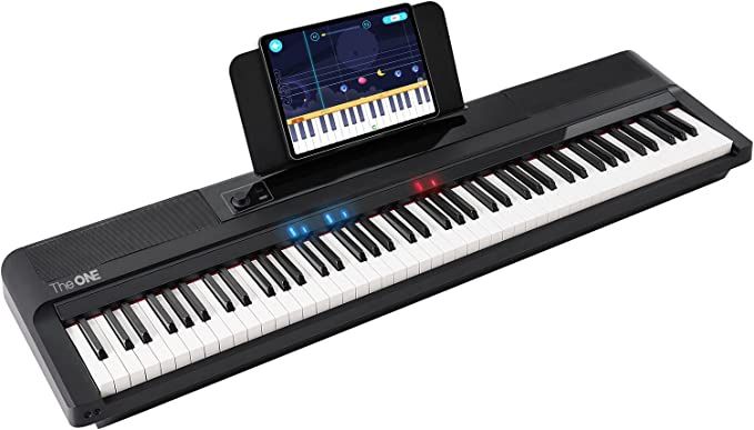 The ONE NEX Digital Piano, Piano Keyboard with 88 Hammer Action Keys for Beginner/Professional, Full Size Weighted Keyboard with Teac