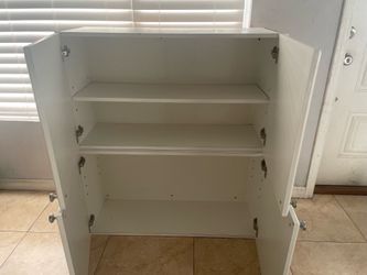 Wall bridge kitchen cabinet white