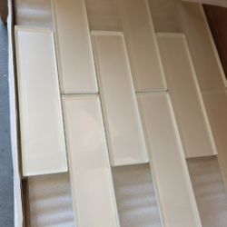 19.36 SQ FT Glass Subway Tile Mosaic Sheets
