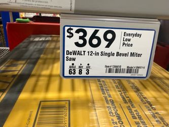 DEWALT 10” single bevel miter saw
