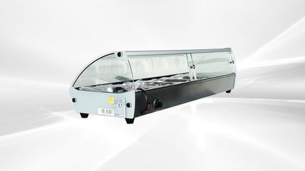 NSF Countertop Heated Display Case 5 pan hot food HW5