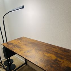 Computer Desk with Storage & Iron Hook