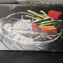 Home Beautiful 12” Divided Relish Tray
