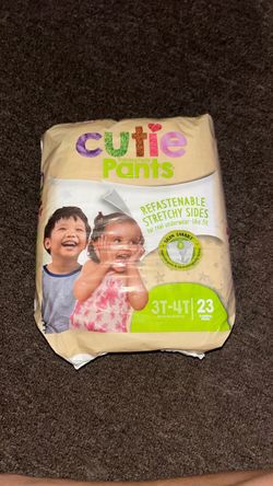 Cutie Training Pants Size 3T-4T, 23 Count