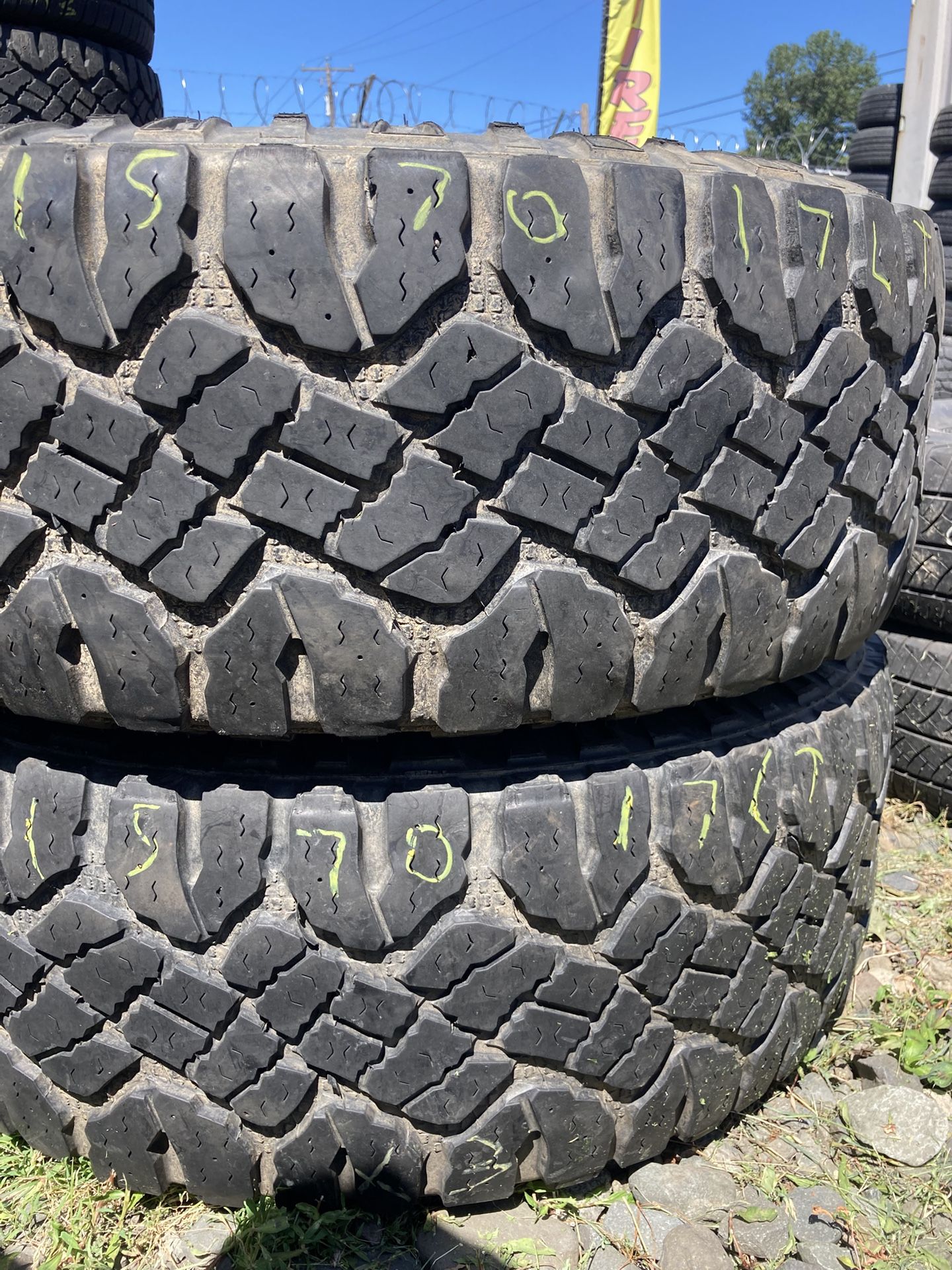 Pair Of LT 315 70 17 Goodyear Tires