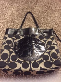 Coach tote handbag