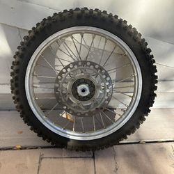 Kawasaki KX100 Dirt Bike Front Wheel