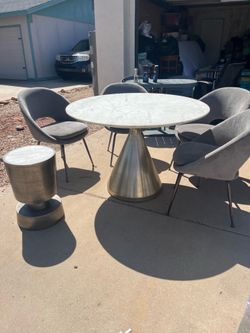 Marble kitchen table