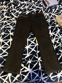Washed Black Essential Sweatpants