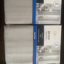 Grey / Silver Curtains