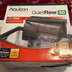 Quiet Flow Aquarium Filter  New 