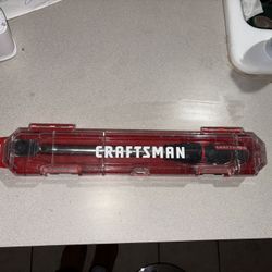 Craftsman 3/8-in drive click torque wrench. 