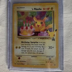 🎂 _____’s Pikachu – Birthday Pikachu – 25th Anniversary Celebrations Promo 🎂 