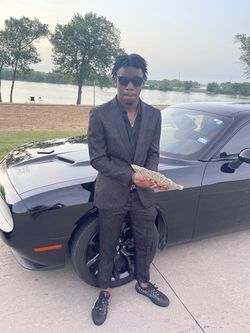 Fitted Black Suit