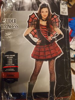Spider Princess Halloween Costume Junior Small 3-5