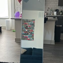 64in Body Length Mirror With Standing Hinge