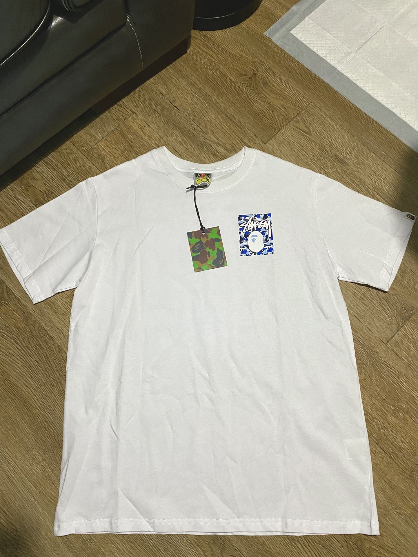 BAPE x Stussy Collaboration Ape Head Tee