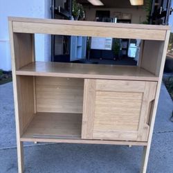 New Assembled- Under-Sink Cabinet with Open Shelf and Sliding Doors. 23.12"x12" x27.10"