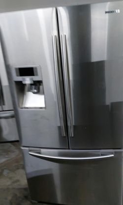 Stainless Samsung French Door Refrigerator IceMaker
