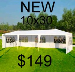 10x30 Tent Wedding party tent outdoor canopy tent with side walls white