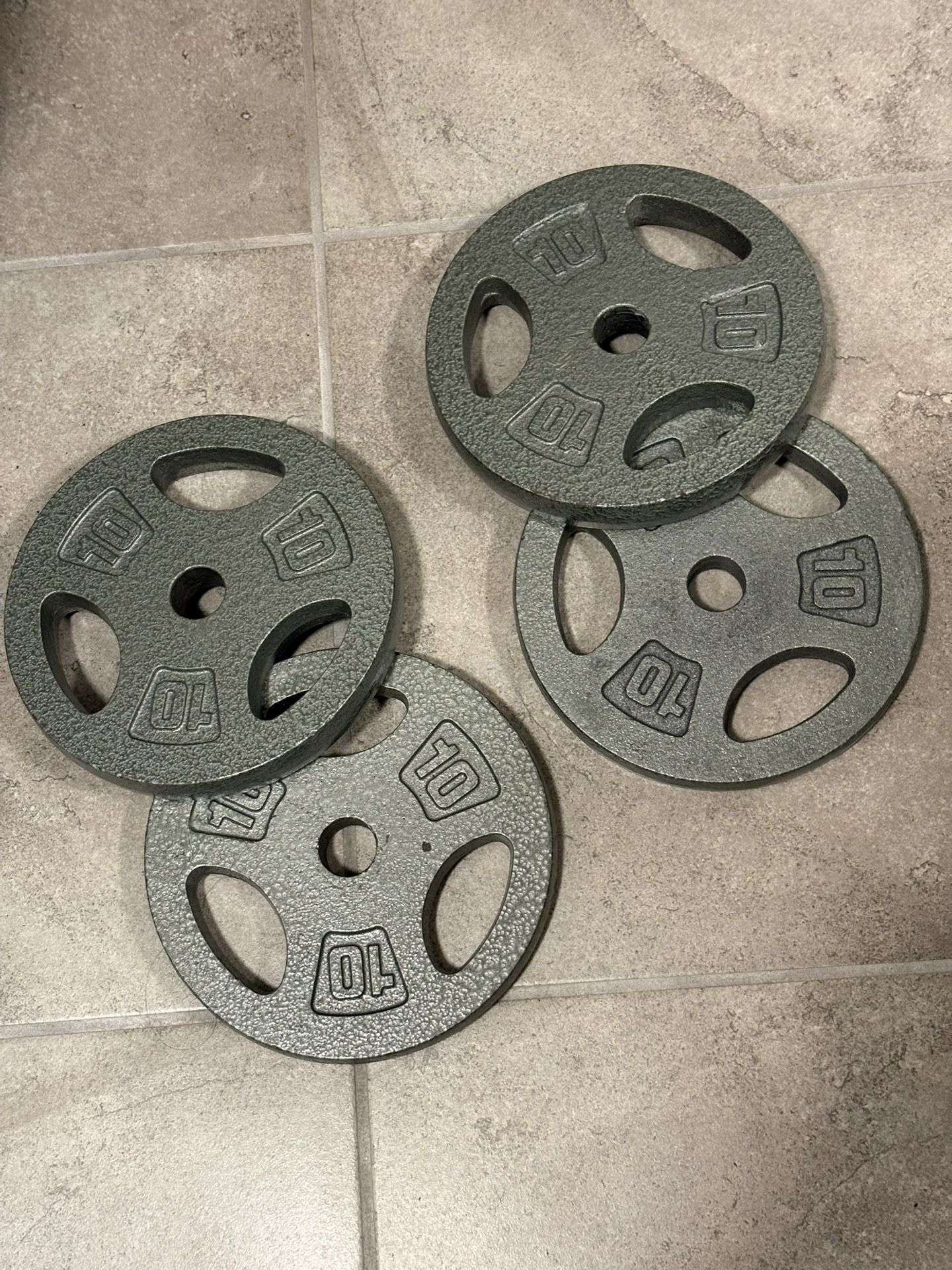 Standard bar weights