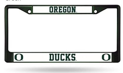 NEW LICENSE PLATE FRAM NHL OREGON DUCKS
