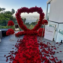 Red Heart Arch For Any Occasion  