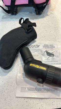 NEW, in case Grizzly spotting scope