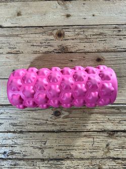 Pink foam roller