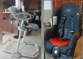 BABY CAR SEAT & HIGHCHAIR/ ROCKER