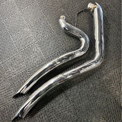 Harley Davidson Vance and Hines Chrome Exhaust