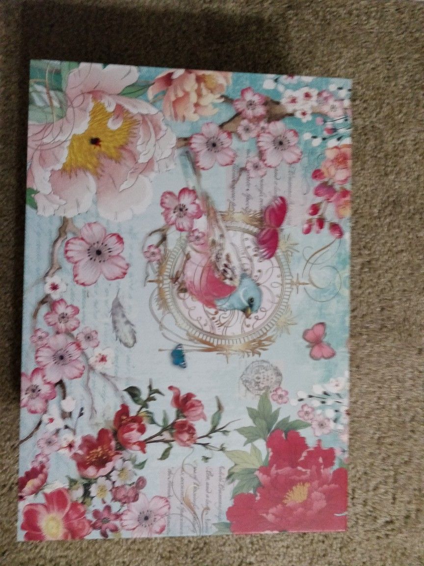 Floral Card Board Box