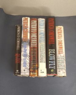 Patricia Cornwell Kay Scarpetta 6 Hardcover Book Lot #3 6 7 8 12 13