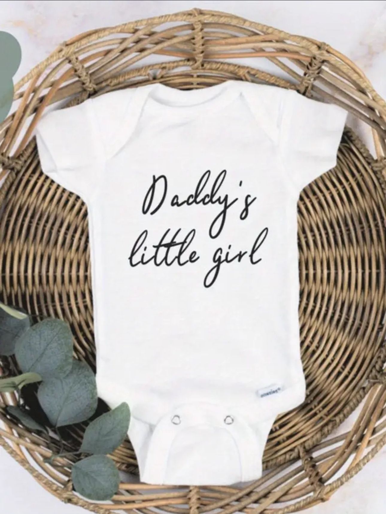 Adorable Onesie - DADDY’S LITTLE GIRL 9-12 Months