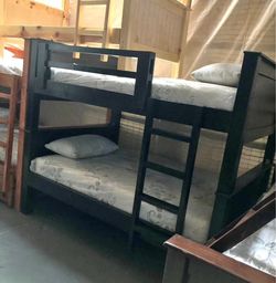 Triple Twin bunk Bed With Mattress 