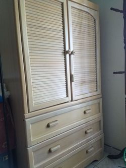 Armoire with drawers