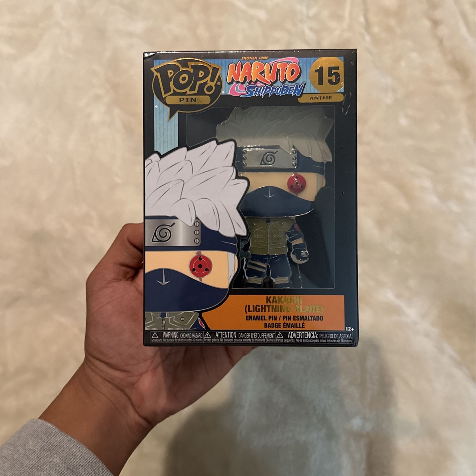 Kakashi Lightning Blade Pop Pin