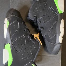 Jordan 6 Electric Green Sz 5C 