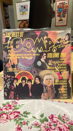 The best of Bomp volume 1, 1978, include Iggy and the stooges, white vinyl record