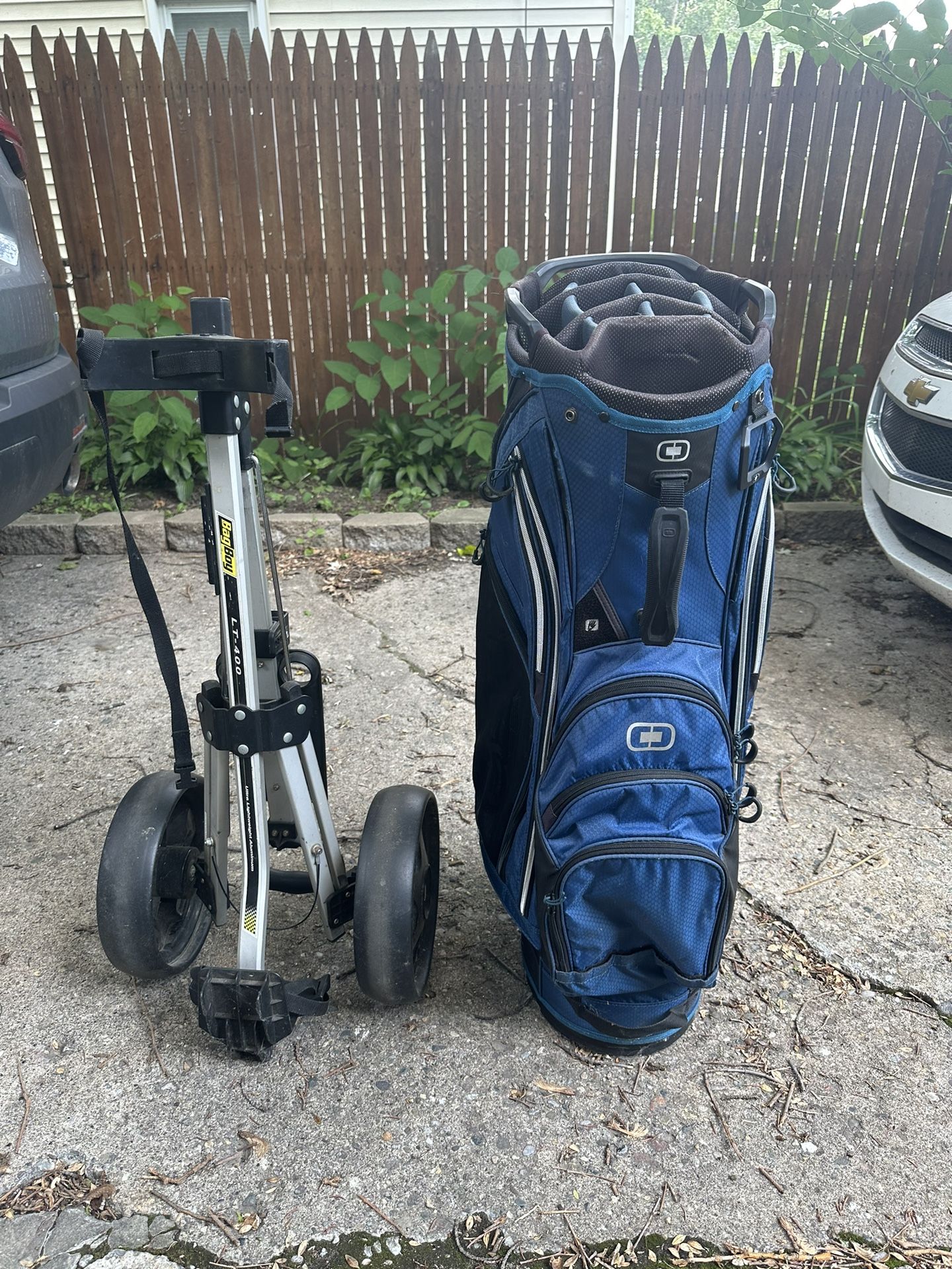 Cirrus Golf Bag Carrier Golf Club Bag Roller Golf Cart Bag Boy