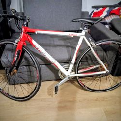 TRIACE s503 touring bike, frame is carbon fiber. Very lightweight . 