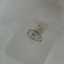 Diamond Cut Filigree Ring