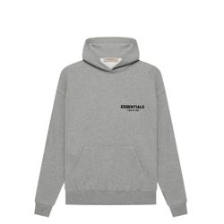 Dark Oatmeal Essentials Hoodie Size M