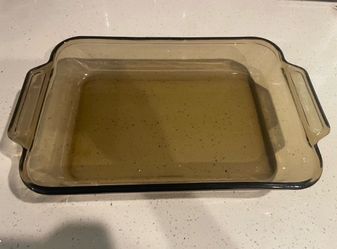 Pyrex  glass container