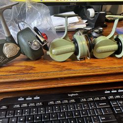 Vintage Fishing Reels 2 Vintage Swiss Reels 1 German