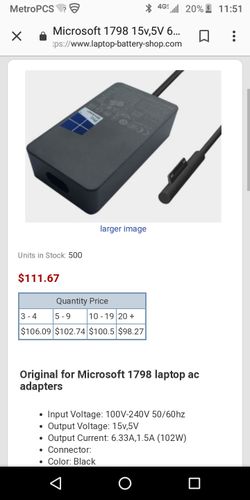 Microsoft Surface Charger