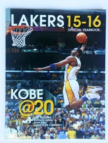 2014-15 LAKERS YEARBOOK ( KOBES LAST SEASON)