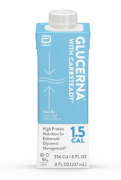 Glucerna 1.5 Cal Nutrition 8oz Vanilla. (24/Cs)
