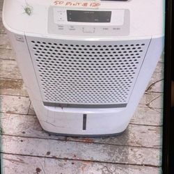 50-Pint Frigidaire Dehumidifier In Excellent Working Condition 