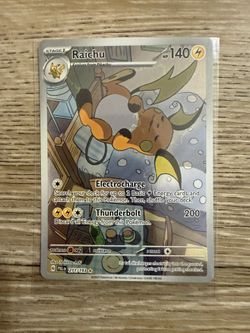Pokémon TCG Raichu Illustration Rare Paldea Evolved 211/193 Near Mint
